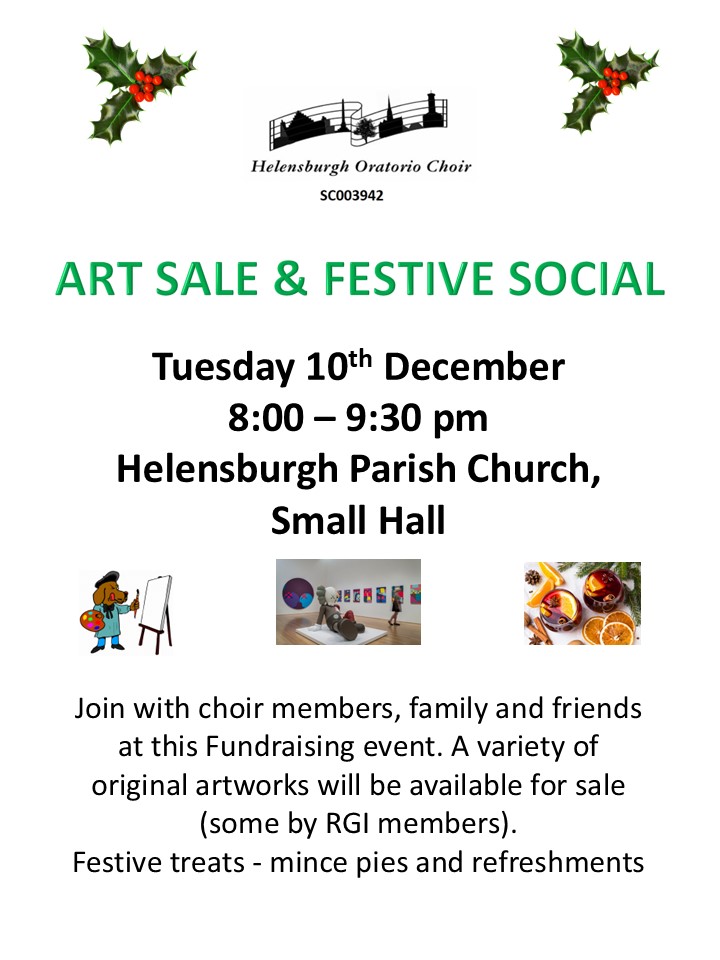 Art Sale and Festive Social