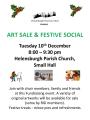 Art Sale and Festive Social